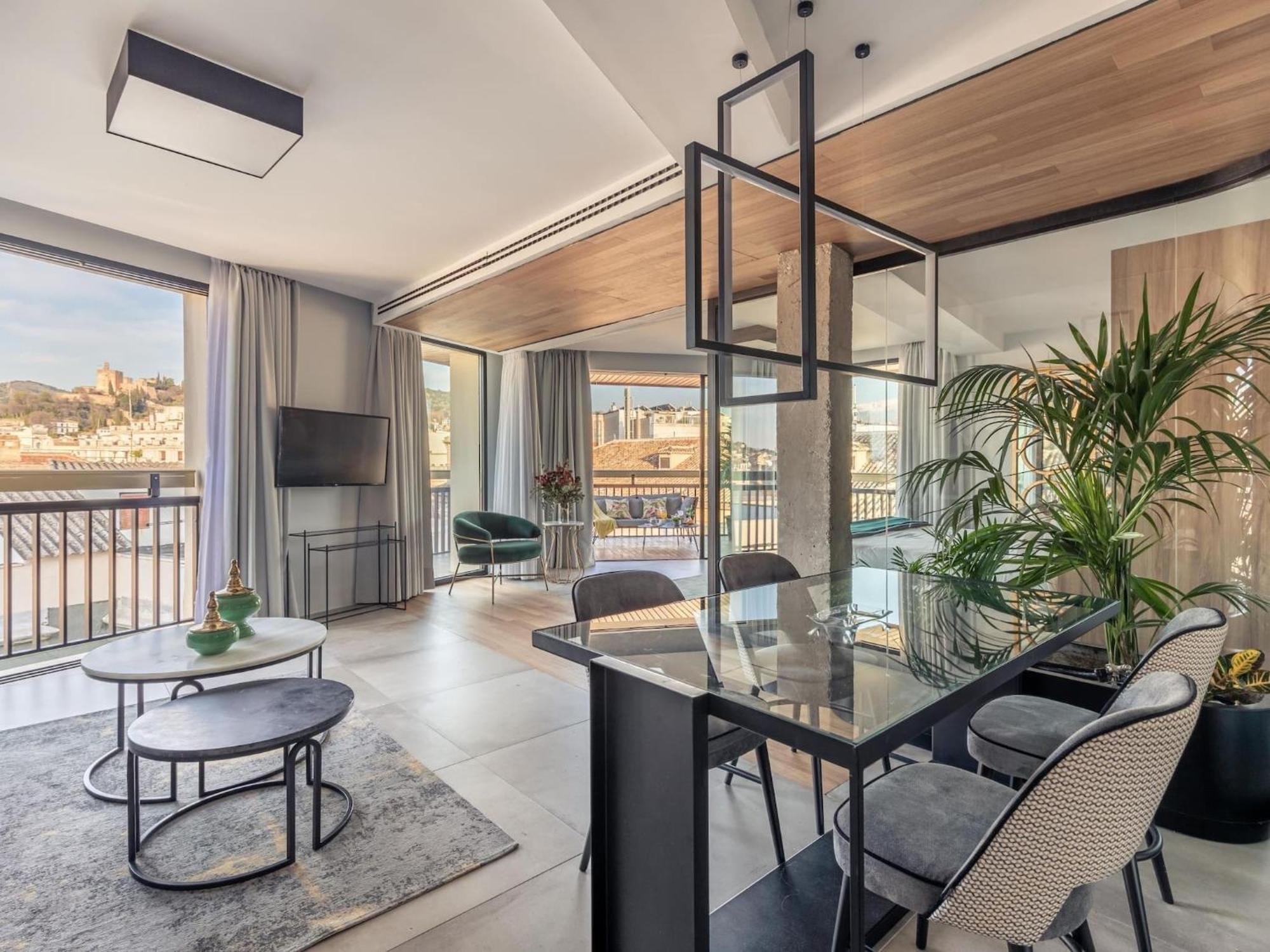 شقة Luxury Alhambra Penthouse Collection غرناطة المظهر الخارجي الصورة