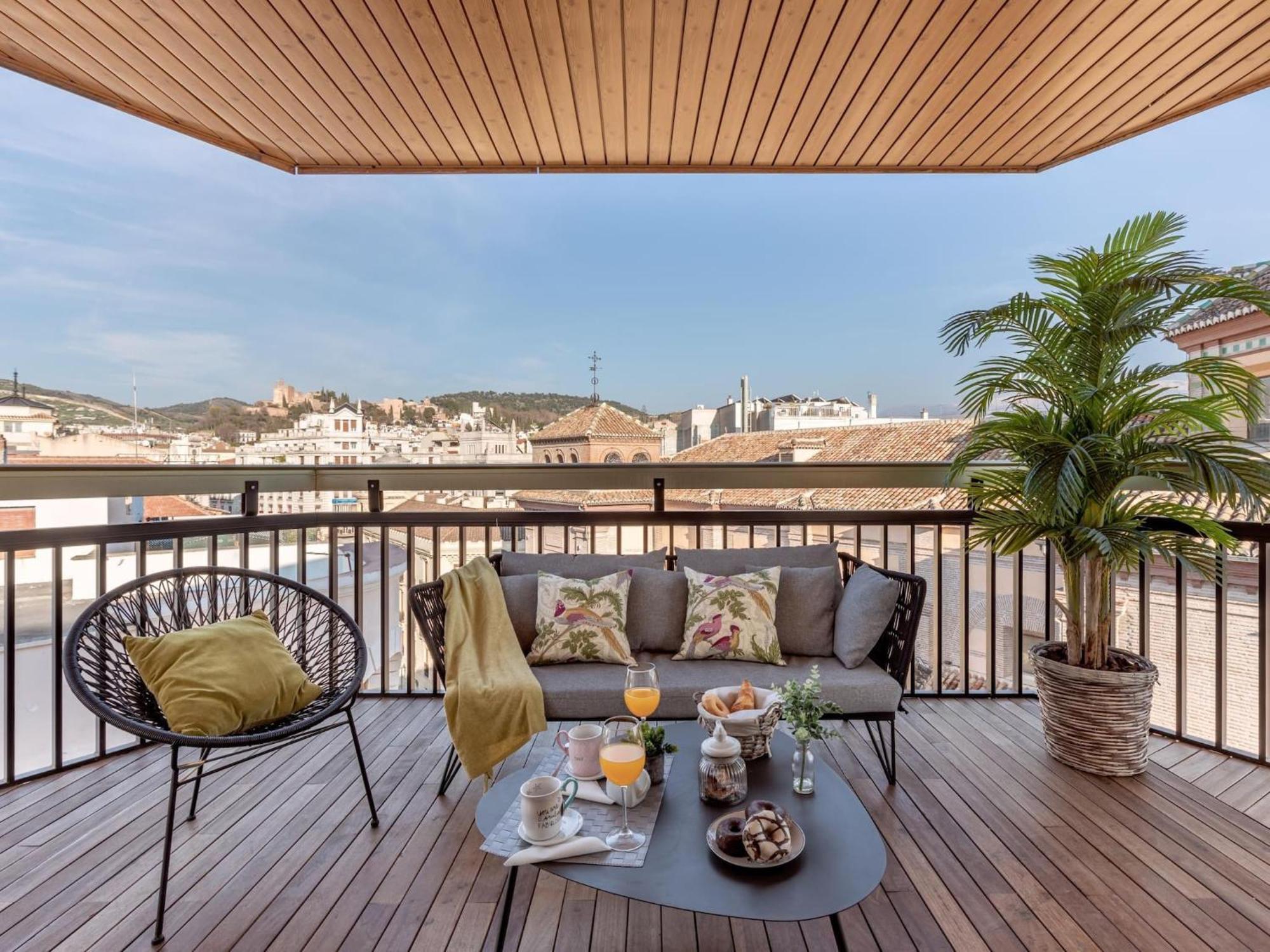 شقة Luxury Alhambra Penthouse Collection غرناطة المظهر الخارجي الصورة